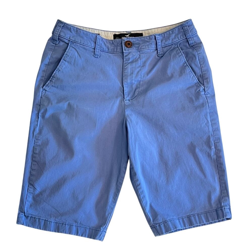 Hollister Cali Longboard Short Mens Sz 28 Blue Chino Khaki XS S Casual Bermuda